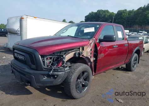 2020 Ram 1500 Classic Warlock 4X4 6'4 Box from USA, damaged, VIN 1C6RR7GG0LS153129